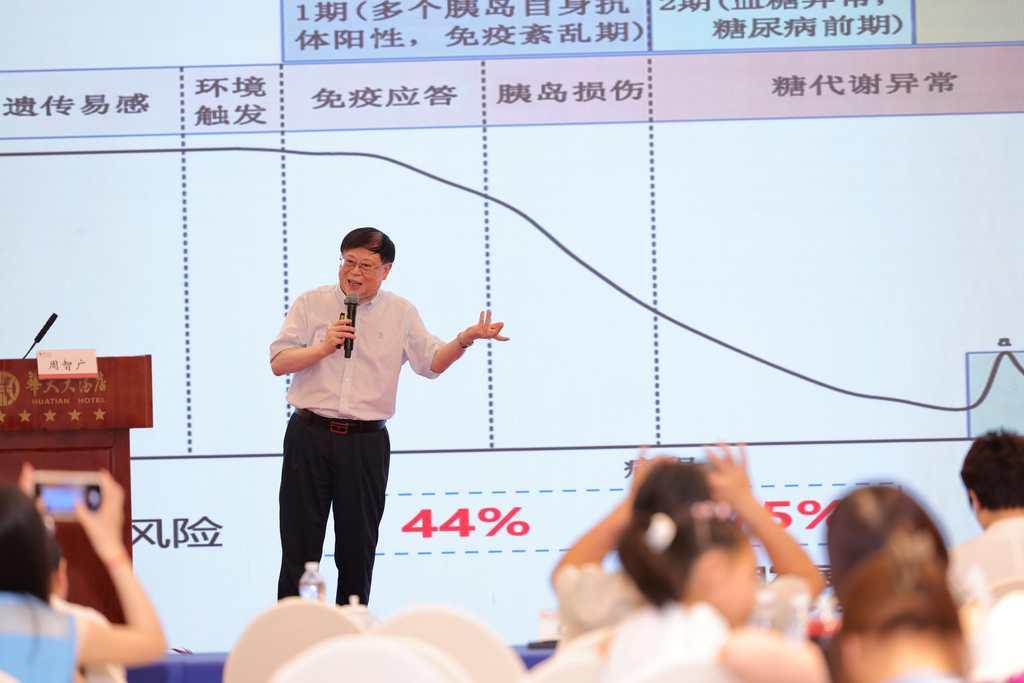 中南大学湘雅二医院代谢内分泌科周智广教授进行专题分享